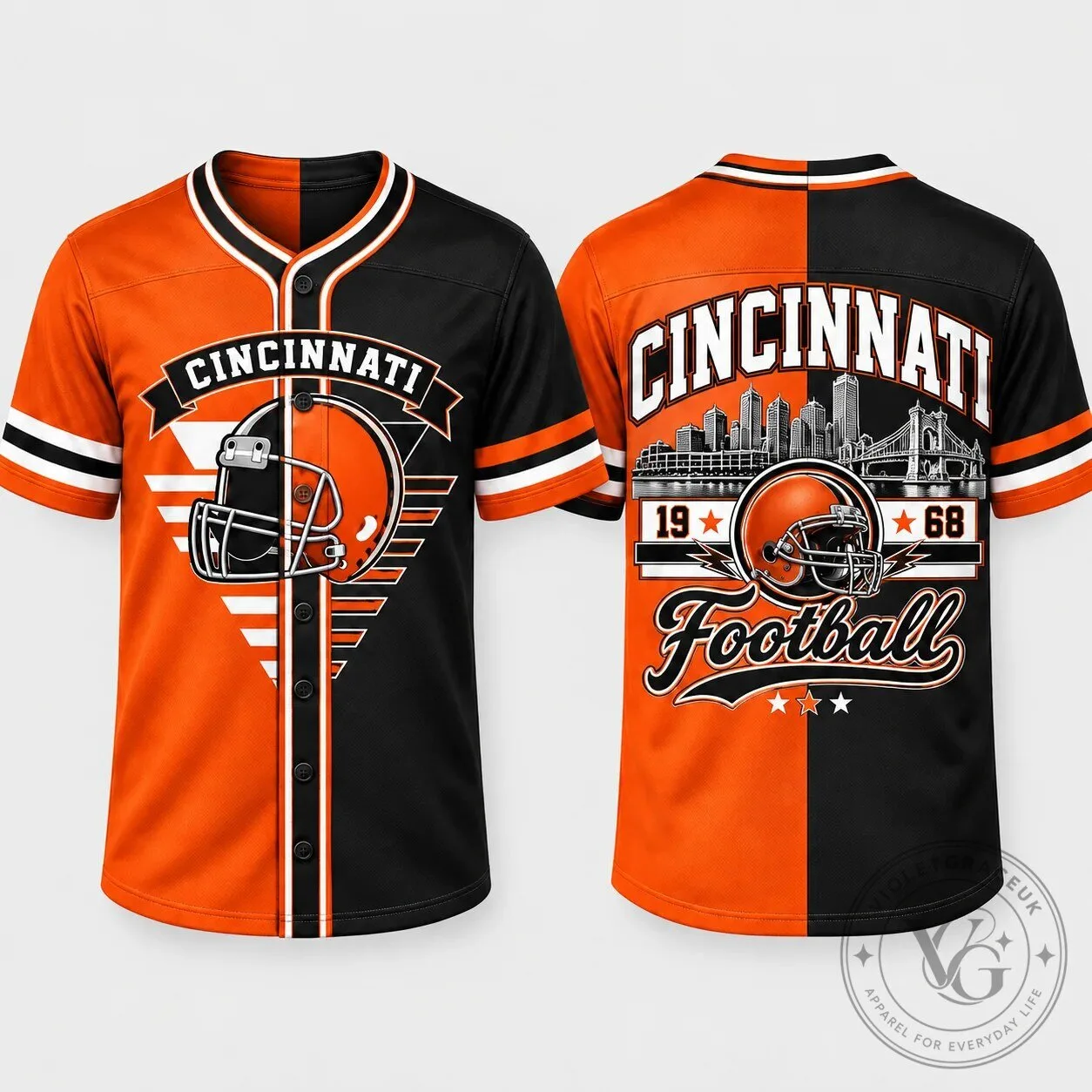 Game Day City Jerseys Football Helmet Split Color Fan Apparel 39 Game Day City Jerseys Football Helmet Split Color Fan Apparel