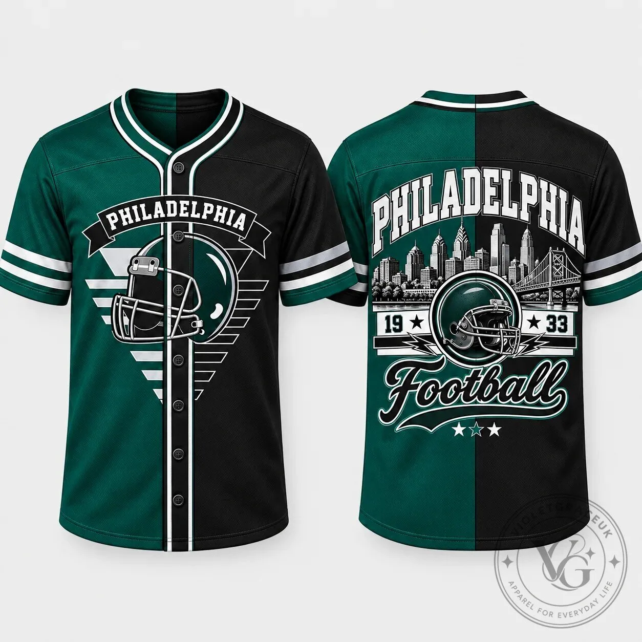Game Day City Jerseys Football Helmet Split Color Fan Apparel 56 Game Day City Jerseys Football Helmet Split Color Fan Apparel