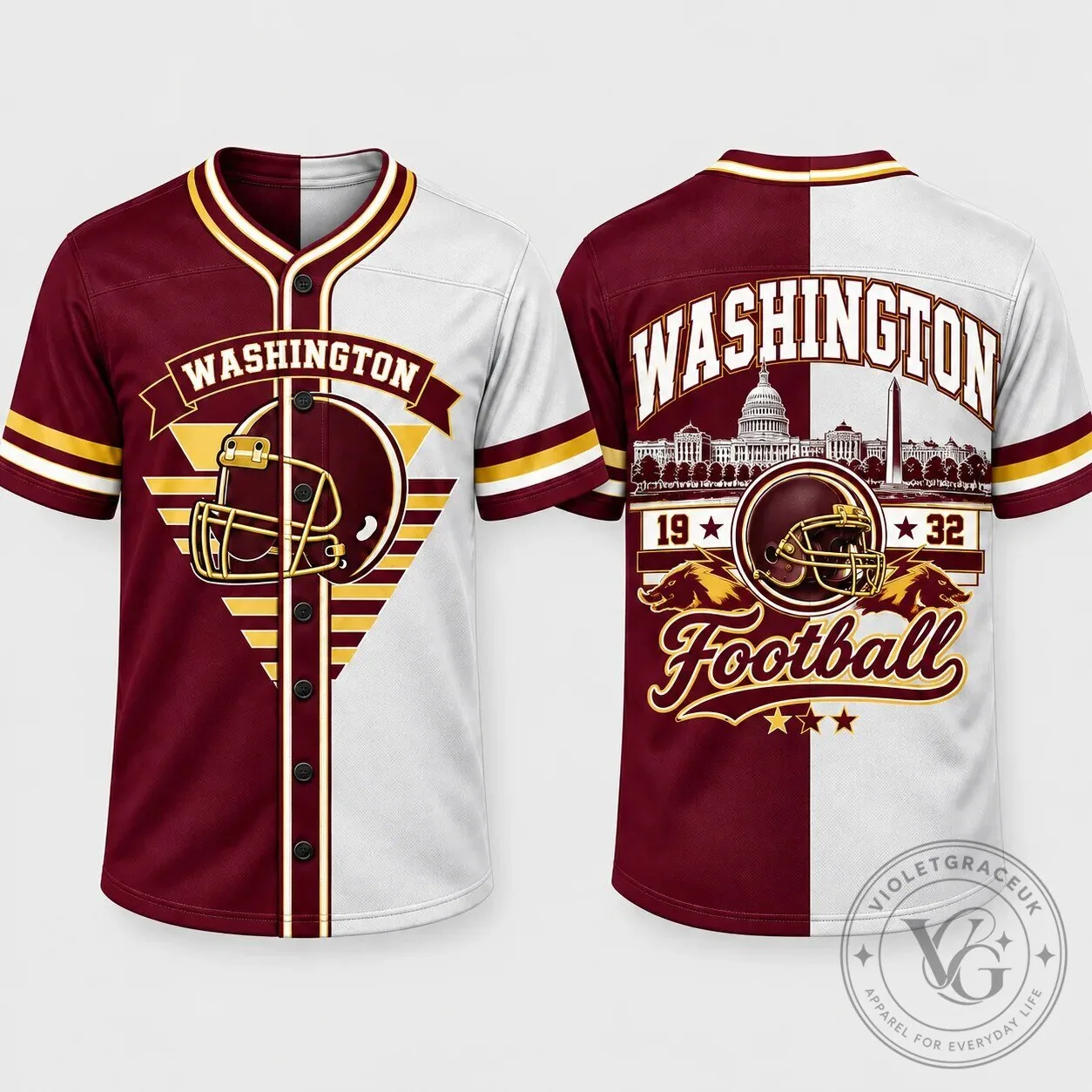 Game Day City Jerseys Football Helmet Split Color Fan Apparel 62 Game Day City Jerseys Football Helmet Split Color Fan Apparel