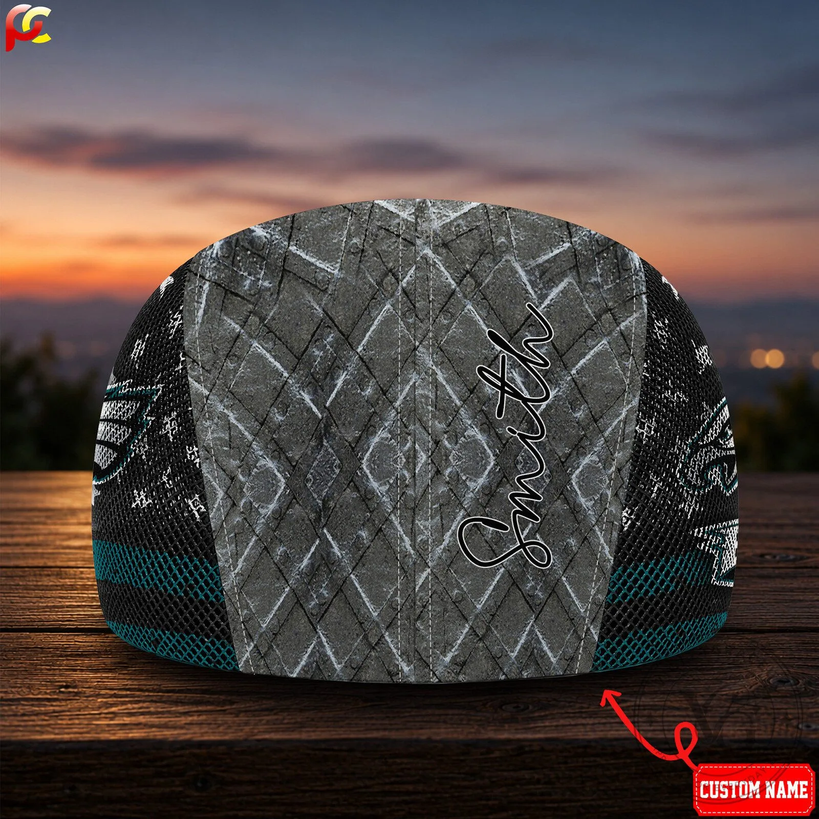 Philadelphia Eagles National Football League Mesh Flat Cap Hat for Men and Women 11 Philadelphia Eagles National Football League Mesh Flat Cap Hat for Men and Women