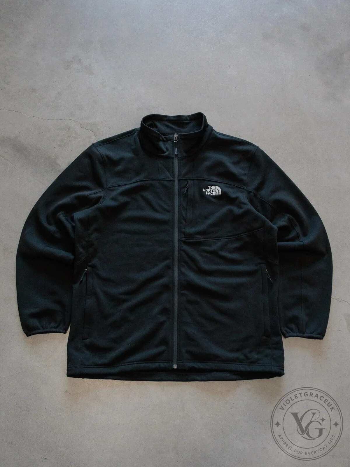 The North Face Black Full Zip Fleece Jacket