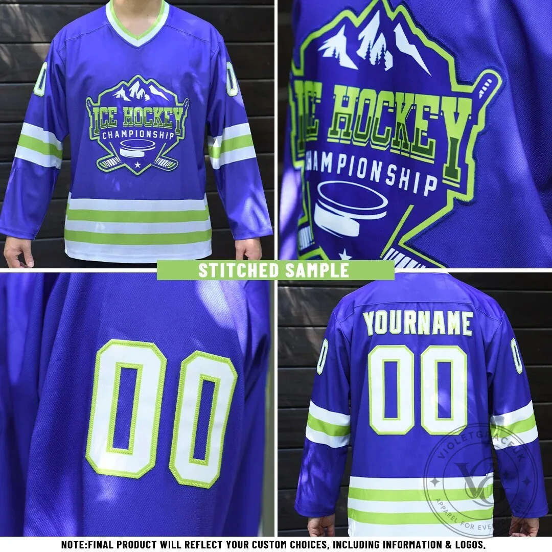 Denver Colorado City Skyline Paint Splatter Custom Royal Blue Hockey Jersey 12 Denver Colorado City Skyline Paint Splatter Custom Royal Blue Hockey Jersey