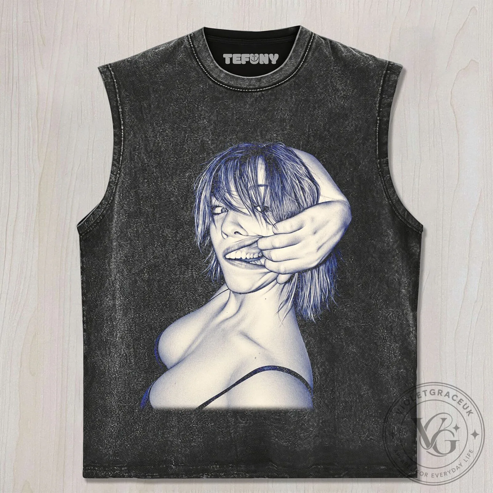 Sexy Girl Pulling Lips Funny Graphic Washed Black Unisex T-Shirt 10 Sexy Girl Pulling Lips Funny Graphic Washed Black Unisex T-Shirt