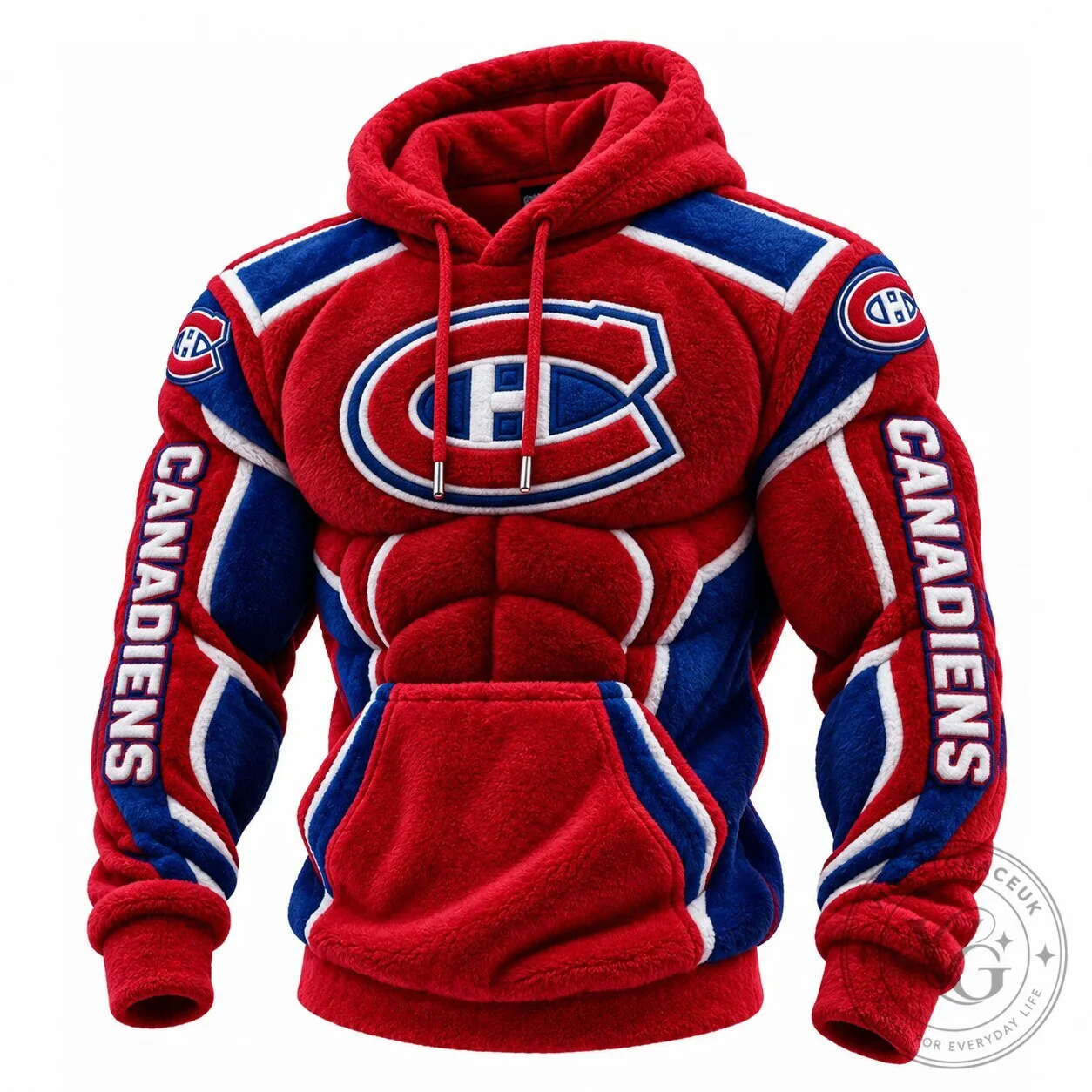 Montreal Canadiens Fluffy Muscle Hoodie for Men