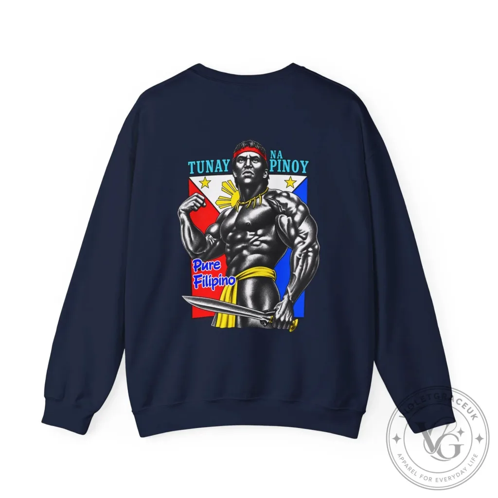 Filipino Strength Tunay Na Pinoy Pure Filipino Unisex Heavy Blend Crewneck Sweatshirt Filipino Strength Tunay Na Pinoy Pure Filipino Unisex Heavy Blend Crewneck Sweatshirt