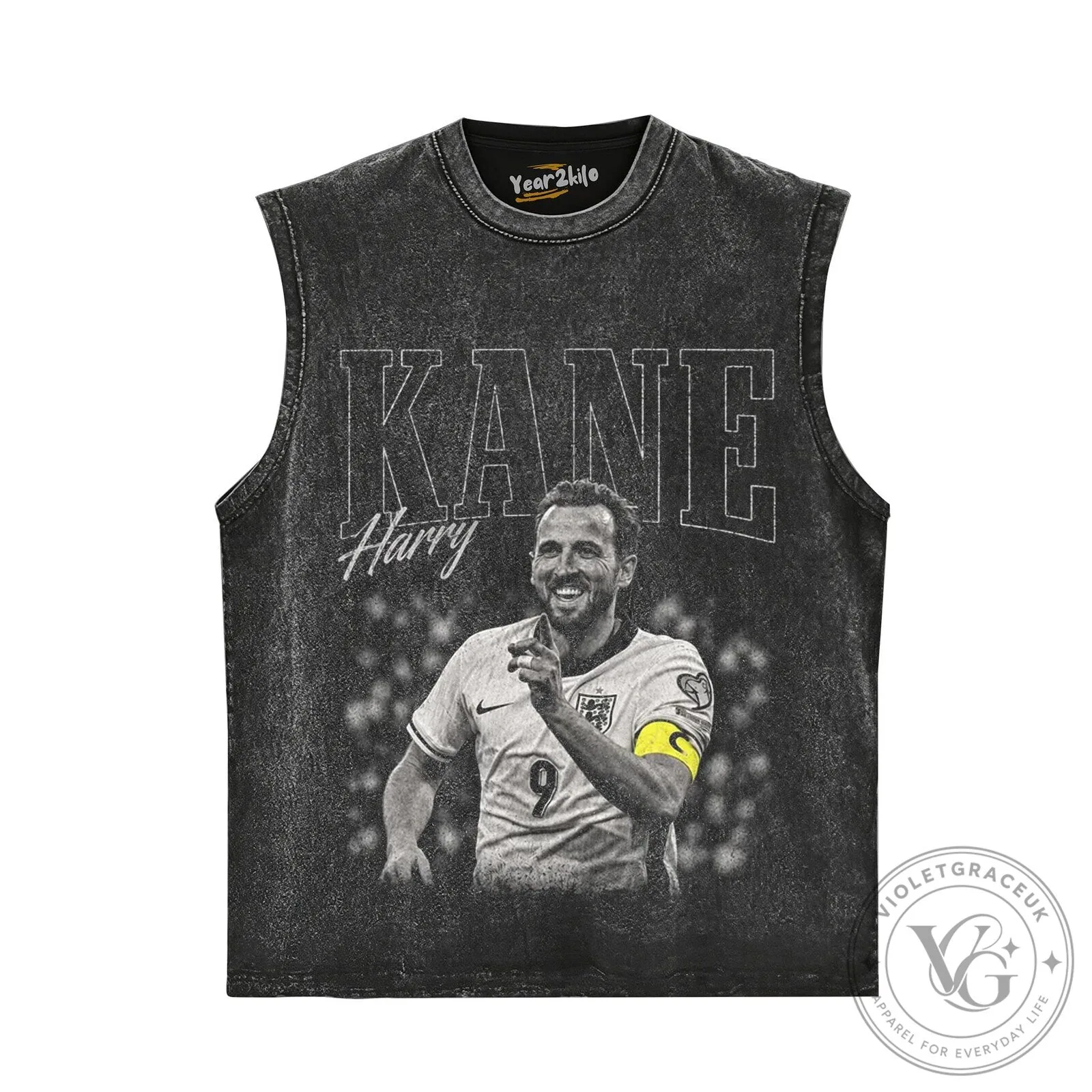 Harry Kane England Football Vintage Style Graphic T-Shirt 11 Harry Kane England Football Vintage Style Graphic T-Shirt