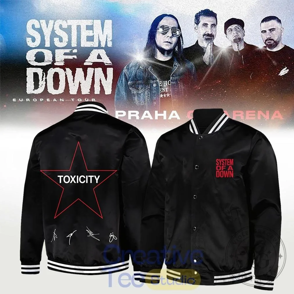 System of a Down Toxicity Album European Tour Bomber Jacket