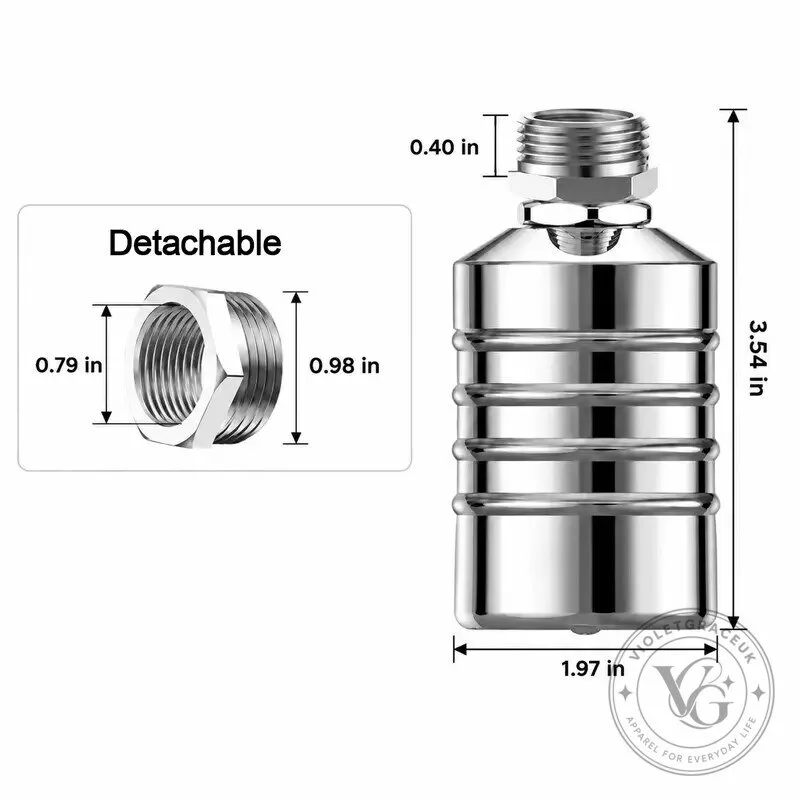 Automatic Top-Inlet Water Level Control Float Valve for Water Tanks 14 Automatic Top-Inlet Water Level Control Float Valve for Water Tanks